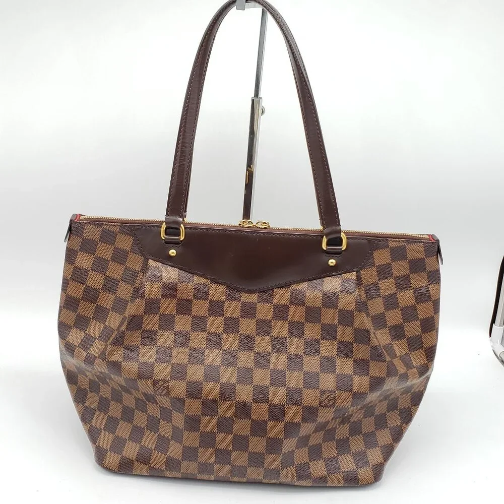 Authentic Louis Vuitton Damier Ebene Tote Bag | Authentic LV Shoulder Bag